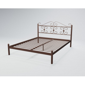 Ліжко двоспальне BNB BegoniyaDesign 140x190 коричневий