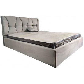Ліжко двоспальне BNB Galant Comfort 180 x 200 см Simple Сірий