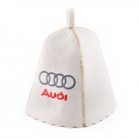 Банная шапка Luxyart Audi Белый (LA-181)