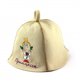 Банная шапка Luxyart Принцесса Белый (LA-393)