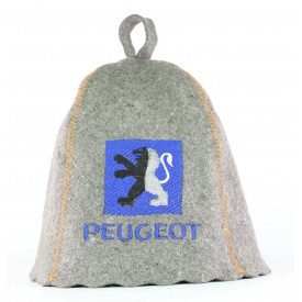Банная шапка Luxyart "Peugeot" One size серый (LA-955)