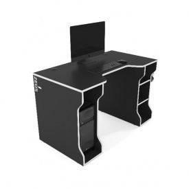 Геймерський стіл ZEUS TRON-4 чорний/білий