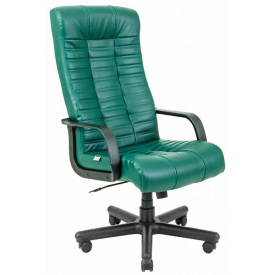 Офисное кресло руководителя Richman Atlant VIP M2 AnyFix Натуральная Кожа Lux Италия Зеленый