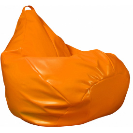 Кресло груша Tia-Sport Экокожа 120х90 см оранжевый (sm-0069-9)