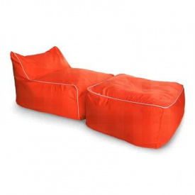 Лежак вуличний Tia-Sport Sunbrella прямокутний 180х80х80 см оранжевий (sm-0686)