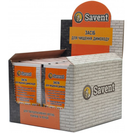 Средство Savent 1 кг для немеханической чистки дымоходов 25 шт х 40 г