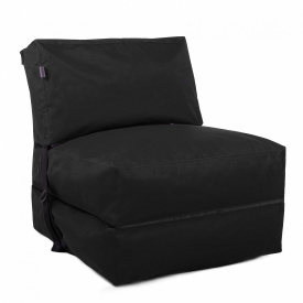 Бескаркасное кресло раскладушка Tia-Sport 210х80 см черный (sm-0666-26)