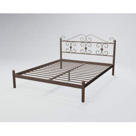 Ліжко двоспальне BNB BegoniyaDesign 120x200 темно-коричневий