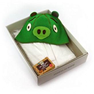 Подарунковий набір для сауни Sauna Pro №5 Свинка (N-119)