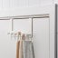 Дверная вешалка для вещей одежды полотенец IKEA ENUDDEN 35х13 см Белый (602.516.65) Рівне