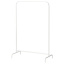 Вешалка стойка для одежды IKEA MULIG 151х99х46 см Белая (601.794.34) Запоріжжя