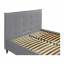 Ліжко Richman Двоспальне Monica VIP Wood На ніжках 180 x 200 см Lili Темно-сірий Чернівці