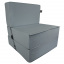 Бескаркасное кресло раскладушка Tia-Sport Поролон 210х80 см (sm-0920-27) темно-серый Дзензелевка