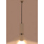 Люстра підвісна в стилі лофт Sirius PRD 4631-P WH CH на 1 білий плафон з хромом Запоріжжя