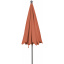 Большой пляжный зонт с тефлоновым покрытием 180 см Livarno Терракотовый (100343334 terracotta) Киев