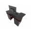 Геймерский игровой стол ZEUS IGROK-4 чёрный/красный  Полтава