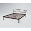 Ліжко двоспальне BNB ViolaDesign 120х200 бордовий Лубни
