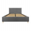 Ліжко Richman Andrea Standart Wood На ніжках 140 x 190 см Simple Сірий Чернівці