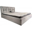 Ліжко двоспальне BNB Galant Premium 160 х 200 см Simple Сірий Ромни
