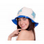 Банная шапка Luxyart Снежинка Белый с синим (LA-093) Иршава