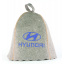 Банная шапка Luxyart "Hyundai" One size серый (LA-186) Золотоноша