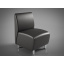Кресло Актив Sentenzo 600x700x900 Темно-серый Житомир