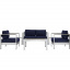 Комплект вуличних меблів диван 2 крісла столик у стилі LOFT Сірий (NS-319) Херсон