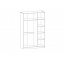 Шкаф для вещей Мебель Сервис Фантазия 3Д венге темный/самоа Кропивницкий