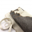 Килимок для сауни Luxyart Комбі 180х50 см Сірий з білим (LS-301) Одеса