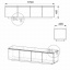 Модульная мебель для гостиной Компанит МГ-5 наборная дсп дуб-сонома Хуст