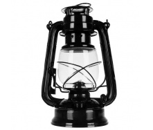 Лампа керосиновая масляная портативная с ветрозащитой 24 см Metrox Черный (Lamp24)
