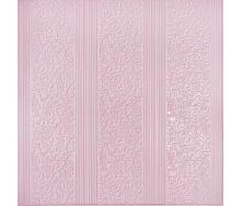 Самоклеюча 3D панель Sticker Wall SW-00001330 Ніжно-рожева 700х700х5мм