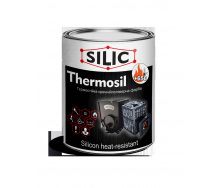 Краска термостойкая Силик для печей, каминов, мангалов Термосил - 650 Чёрный 0,7кг (TS65007ch)
