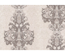 Обои Lanita виниловые на флизелиновой основе Лондон декор ДХН-364-2 капучиновый цв.фл. (1,06х10,05м.)