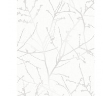 Вінілові шпалери на флізеліновій основі Graham & Brown Simplicity 33-275 Білий-Сірий