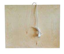 Инфракрасный деревянный обогреватель-подставка QSB 100 Вт Бежевый (46-891711834)