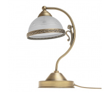 Настольная лампа барокко декоративная Brille 60W BKL-338 Латунь