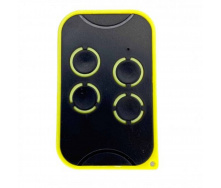 Универсальный пульт-дубликатор для низких частот РТ 27-40MHz черный с желтыми кнопками