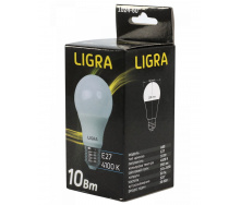 Светодиодная лампа LIGRA А60 10W 4100K E27 (LGR-1024-60)