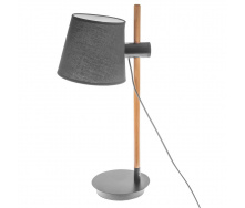 Настольная лампа в современном стиле Brille 60W BKL-644 Серый
