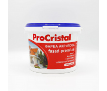 Фарба акрилова фасадна Ирком ProCristal Fasad-Premium IР-132 3 л Білий