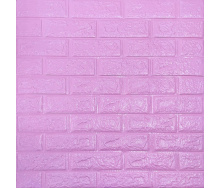 Самоклеящаяся 3D панель Sticker Wall SW-00001334 Пурпурная 700х770х5мм