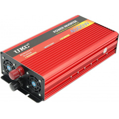 Преобразователь напряжения инвертор UKC Surge 4000W 24V-220V AR c функции плавного пуска Red (np2_00264) Умань