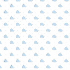 Паперові дитячі шпалери ICH Dandino Lullaby 223-1 0.53 х 10.05 м Біло-Блакитний Київ