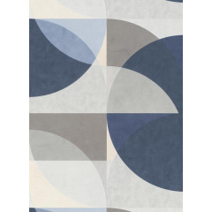 Вінілові шпалери на флізеліновій основі Erismann ELLE DECORATION 12078-08 Сірий-Бежовий-Синій Надвірна