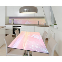 Наклейка 3Д виниловая на стол Zatarga «Дуновение ветра» 650х1200 мм для домов, квартир, столов, кофейн, кафе Молочанск
