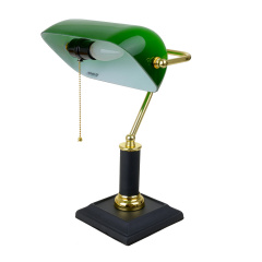 Настольная лампа в современном стиле Brille 60W MRO-5e Черный Виноградів