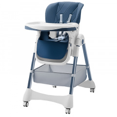 Детский стульчик для кормления Bestbaby BS-806 Sophie Blue складной Ровно