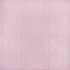 Самоклеюча 3D панель Sticker Wall SW-00001330 Ніжно-рожева 700х700х5мм Володарськ-Волинський