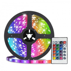 Cветодиодная лента с пультом UKC LED RGB 5050 Bluetooth Черновцы
